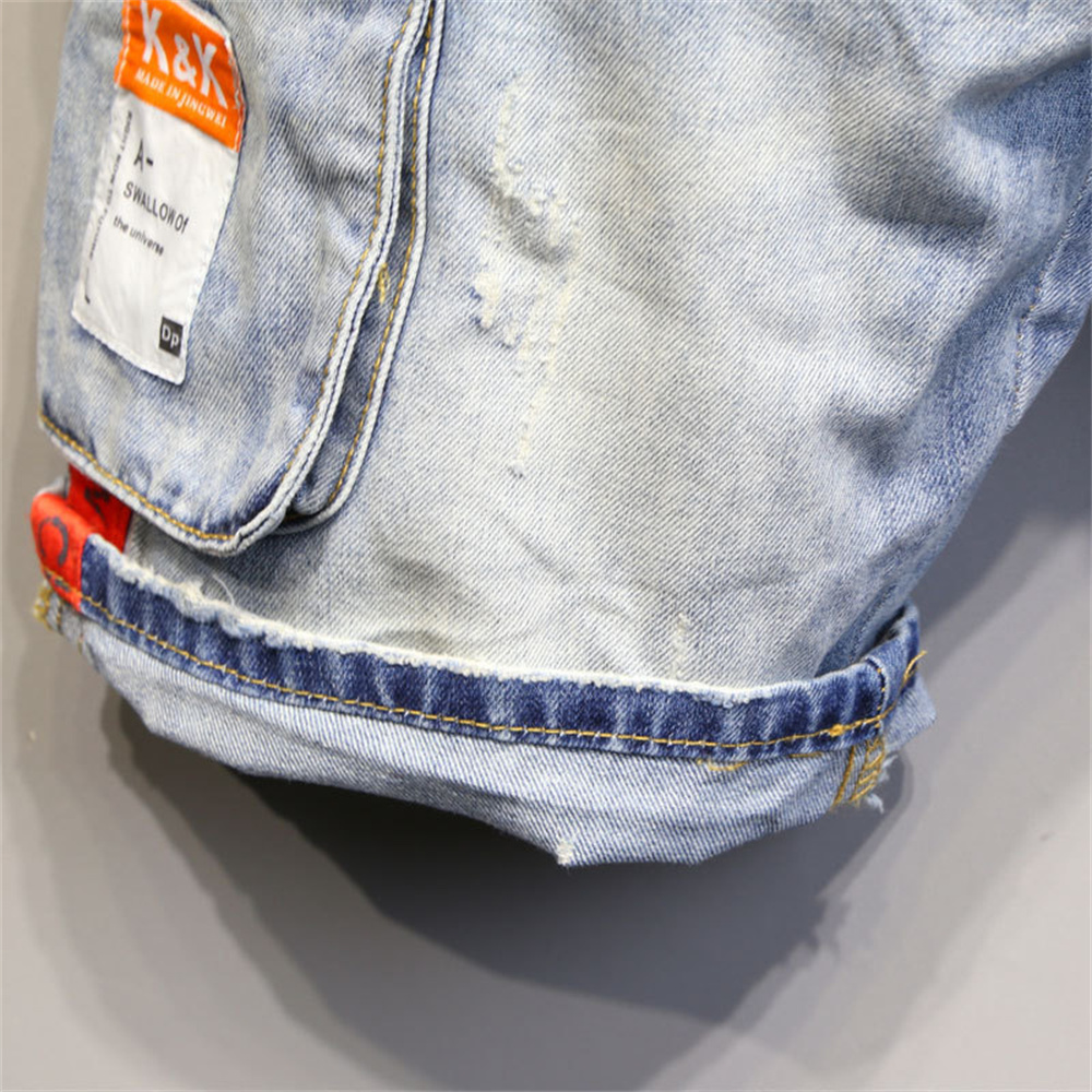 Fashion Brand Men Jeans Shorts - огляд і ціна Streetwear Brand Denim