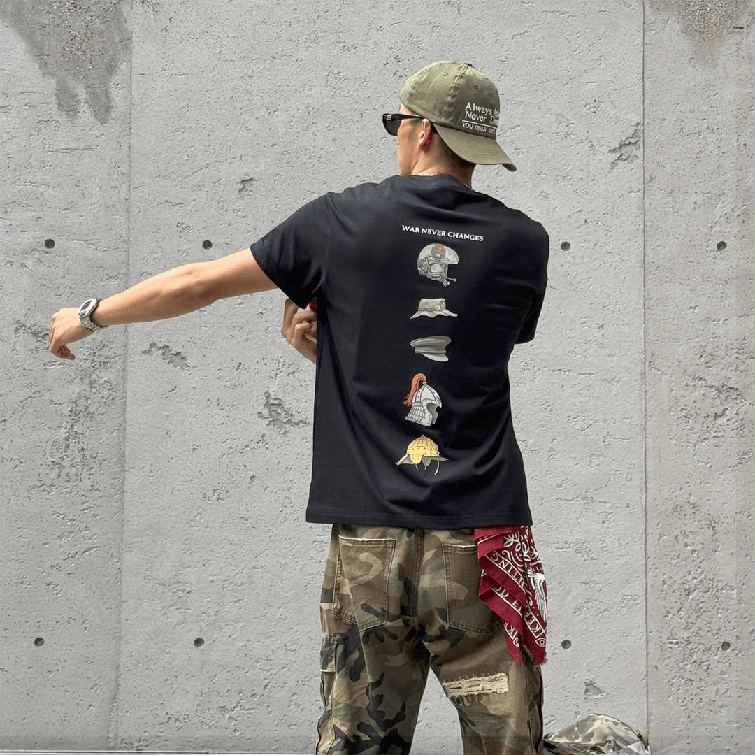 Helmet Evolution History Ameri - огляд і ціна Streetwear Brand Tees