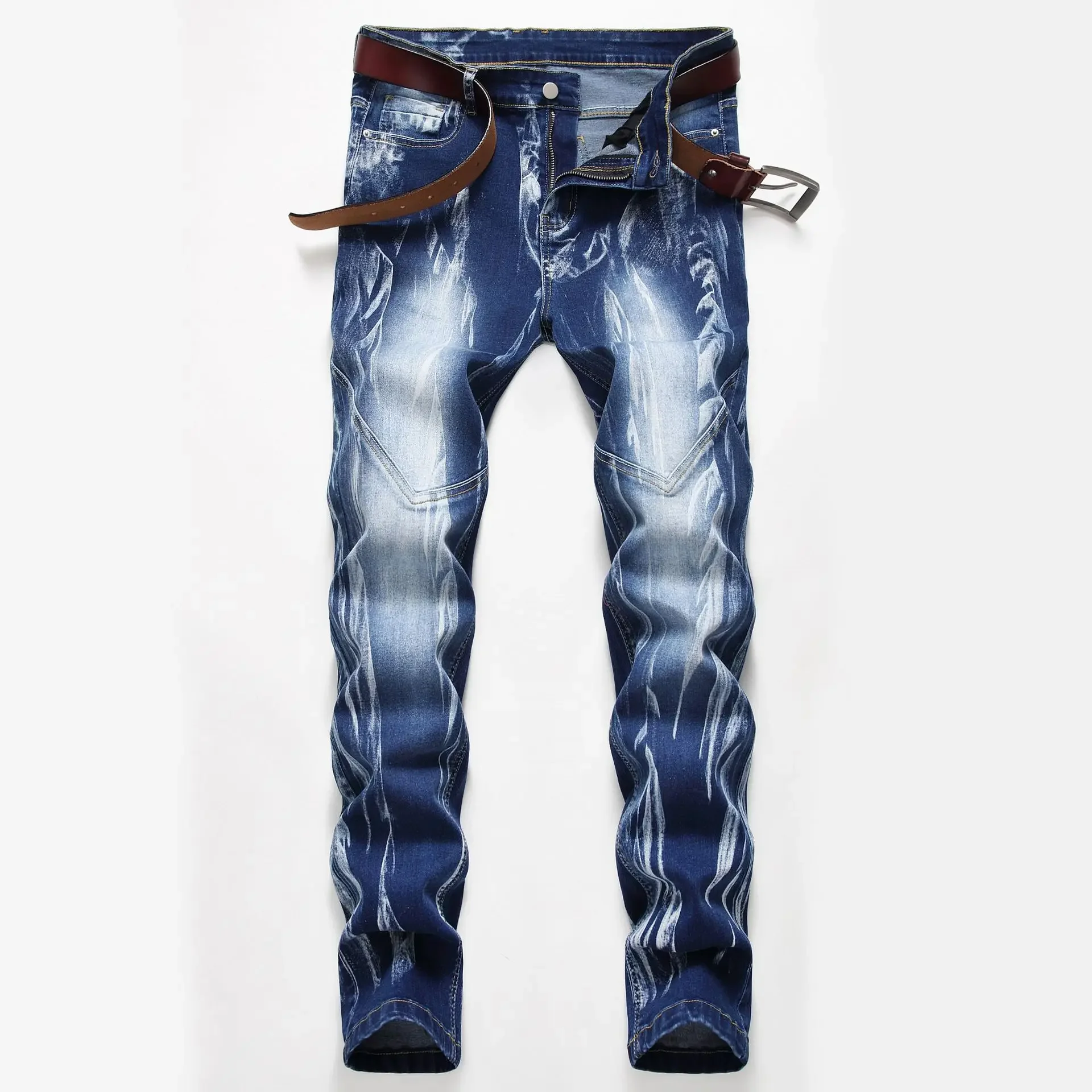 Fashion Print Men's Elasticity - огляд і ціна Streetwear Brand Denim