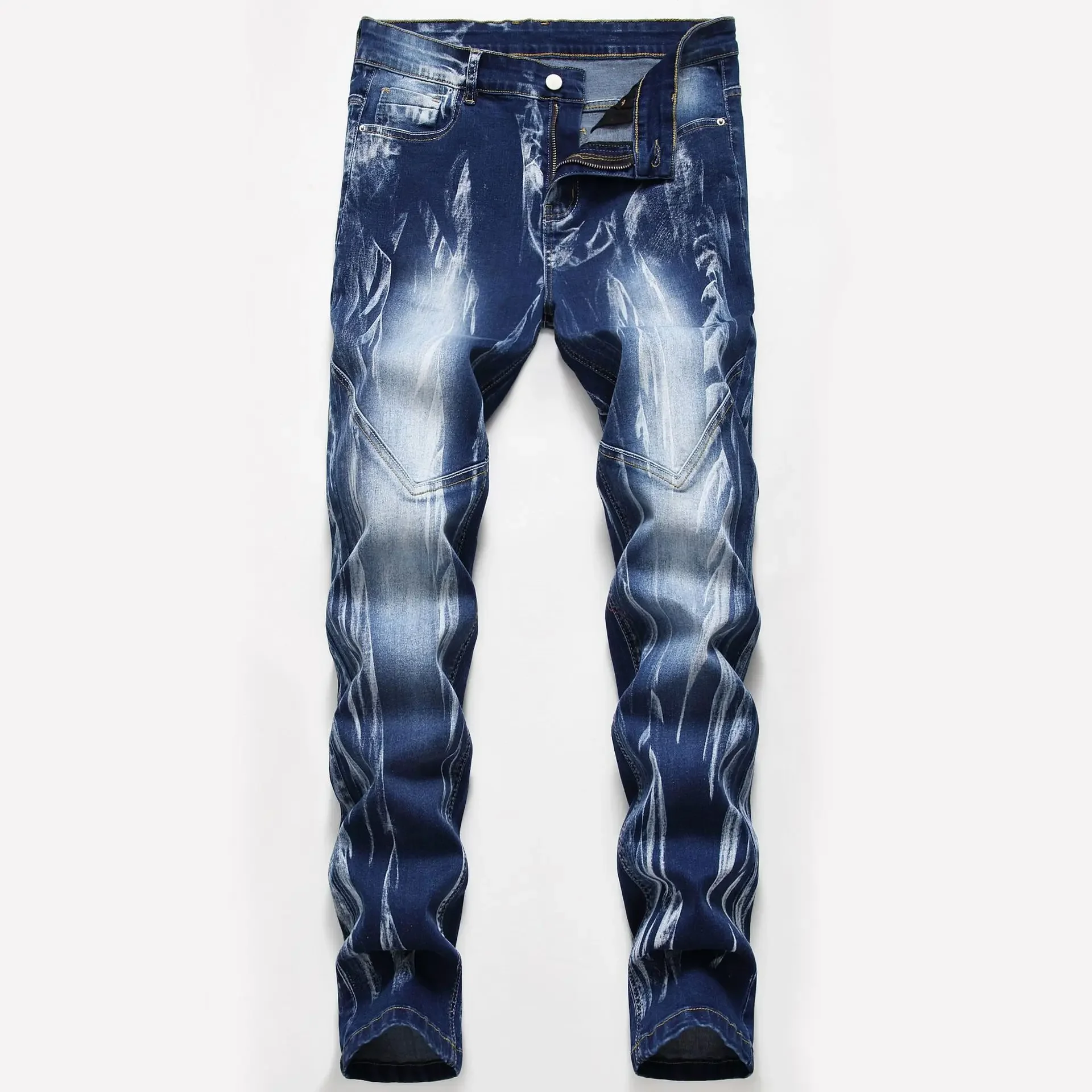 Fashion Print Men's Elasticity - огляд і ціна Streetwear Brand Denim