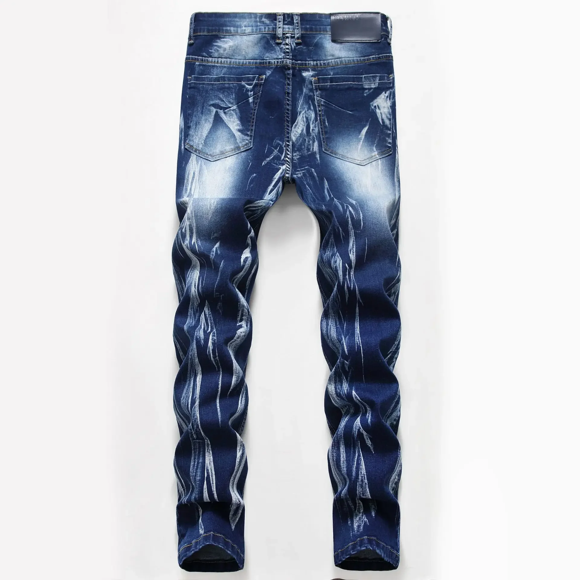Fashion Print Men's Elasticity - огляд і ціна Streetwear Brand Denim