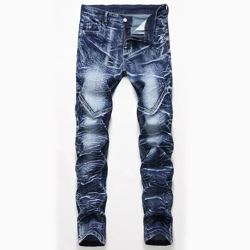 Fashion Print Men's Elasticity - огляд і ціна Streetwear Brand Denim