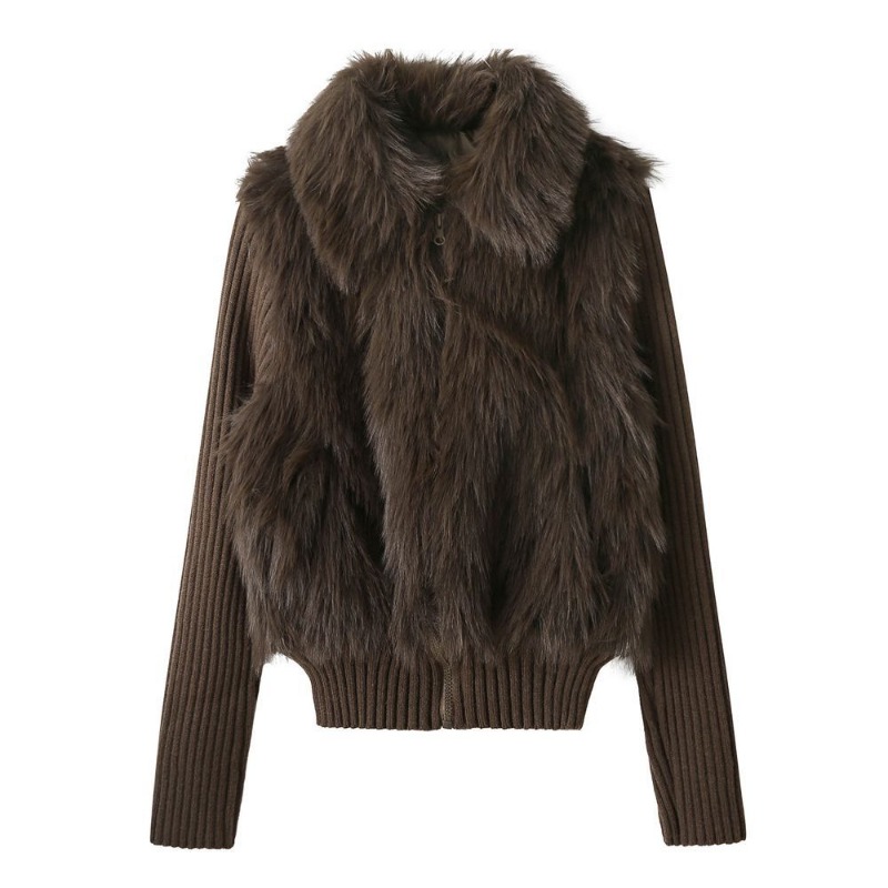 Winter Faux Fur Jacket Women F - огляд і ціна Streetwear Brand Clothing